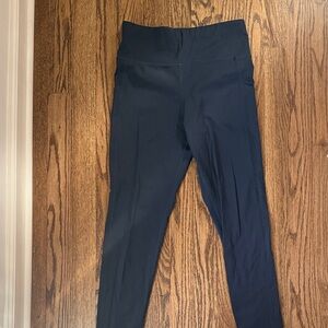 Vuori Navy Leggings with Pockets